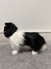 Hansa Standing Black/White Cat