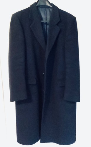 Mens dark navy crombie coat - mens,
