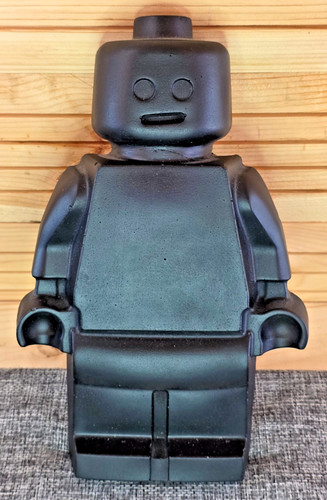 Large black lego - large, minifigure