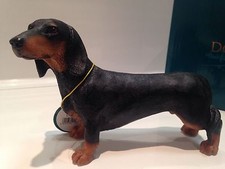 15cm Black Dachshund Dog Brown
