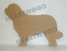 Briard dog shape in MDF (120mm