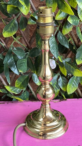 Brass lamp base - lamp,