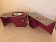 MGA BRATZ DOLL STYLING SALON PINK SINK UNIT  & DESK  8” (tap & drawers missing)