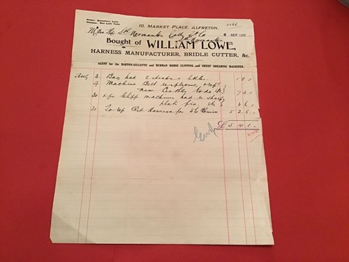 William lowe 1907 alfreton - 1907,