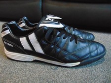 Men's Patrick Attack Laced Football Astro Turf Trainers Size UK 10 in Black