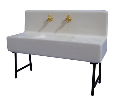 Dolls house 12th sink on - sink,