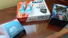 MSI P55 GD65 Motherboard Crucial Memory Intel I5 Processor Tital Cooler Bundle