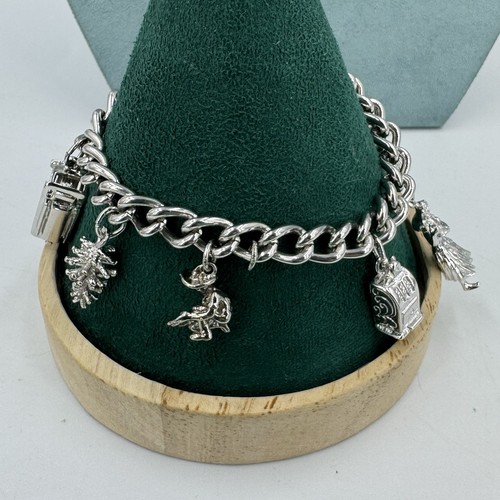 Vintage silver tone charm - vintage,