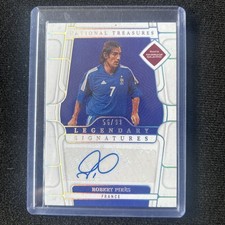 Robert Pires France Autograph National Treasures/Legendary Signatures 56/99