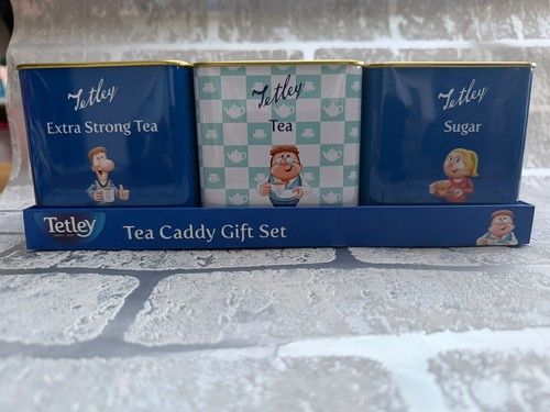 Tetley tea caddy gift - caddy,