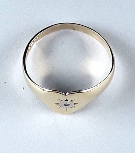 9ct yellow gold heart - 9ct,