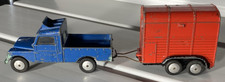 Corgi/416+102/Land-Rover+Rice's Pony Trailer/Blue+Red/1:43/Playworn (T1-087/088)