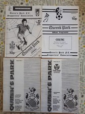 Queen park programmes - queen's, fc