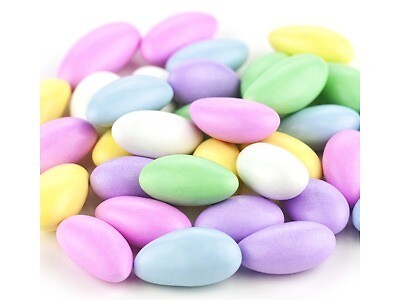 Assorted pastel jordan almonds - assorted,