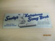 VINTAGE SCOOTY  XYLOPHONE SONG BOOK No. 2 12 WELL KNOWN TUNES