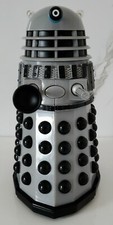DR WHO TALKING 7" DALEK GREY/BLACK COLOUR AND IN FULL WORKING ORDER USED.