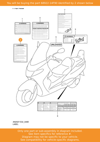 Suzuki label screen - suzuki,