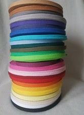 Cotton Webbing Herringbone Twill Tape Ribbon 10 mm DIY 32 Colours MIX 1/3/5/10 m