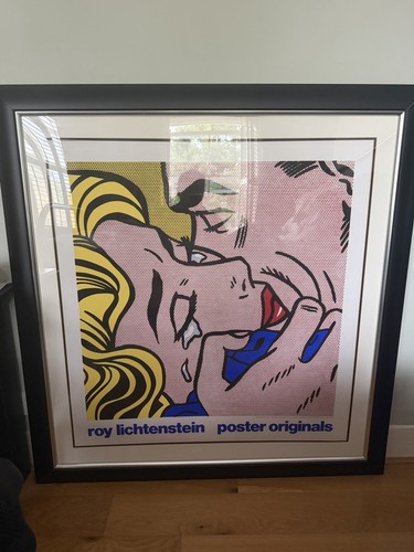 Roy lichtenstein kiss large - v,