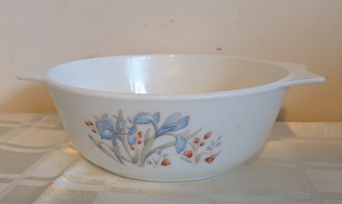 Blue iris pyrex - blue,