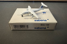 Schabak 946/6 1:600 scale Sabena Airlines BAe146 Diecast Aircraft Model