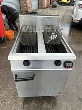 FALCON GAS FRYER DOUBLE  TANK DOUBLE BASKET CATERING CAFE TAKEAWAY COOKER
