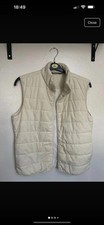 Zara body warmer sleeveless jacket size small