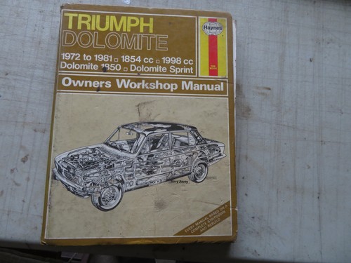 Triumph dolomite 1850 - triumph,