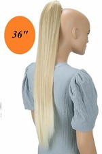 36" UK Long Natural Thick Clip