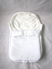 Deluxe Primark Footmuff White