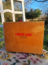 Vintage Wooden First aid Box