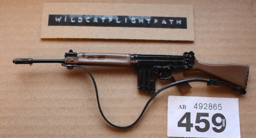 Vintage action man slr rifle - action,
