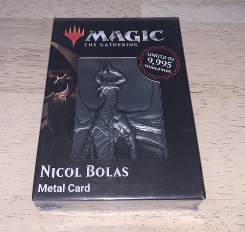 Nicol bolas metal card magic - card,