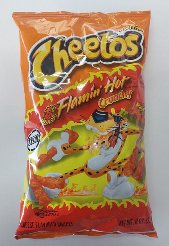 Cheetos flamin hot crunchy - hot,