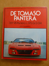 De Tomaso Pantera Book 351 V8 L GTS Gr3 GT4 Osprey Jan P. Norbye Hardback, 1982