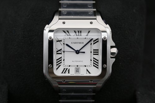 Cartier wssa0018 white santos - cartier,