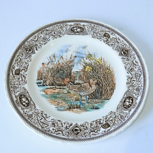 Masons game birds dinner plate - masons,
