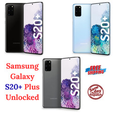 Samsung Galaxy S20+ Plus 5G SM-G986U 128GB Black/Blue/Grey Grade A+ Pristine