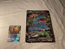 Pokémon TCG Venusaur EX Jumbo Oversized Holo Card XY123 + Gumshoos GX 110/149