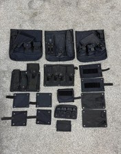 Black firearms vest - vest, attachment