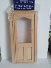 Dolls House Door Half Glazed