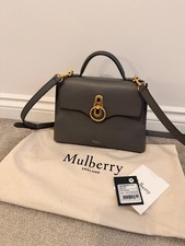 Mulberry Mini Seaton In Grey