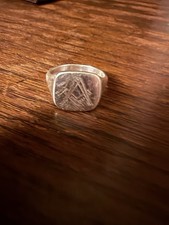 Solid Silver Masonic Signet