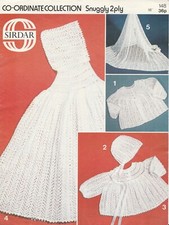 2 Ply Shawl Dress Coat  Bonnet