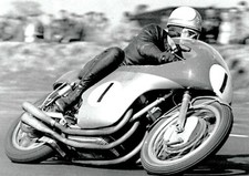 Mike Hailwood Isle of Man TT No.1 BW POSTER