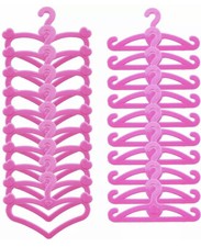 5 Pink Dolls Hangers Made For dolls Uk Seller Free P&P