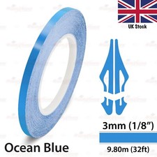 3mm Vinyl Pinstriping Pin Stripe Car Styling Tape Decal Sticker 1/8" OCEAN BLUE