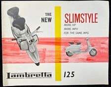 Lambretta Original Slimstyle Li 125 Series 3 Sales Leaflet NOS