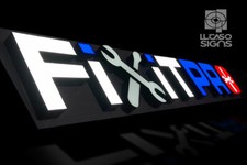 Custom Channel Letters Led Illuminated Storefront Outdoor signage 14 Inches