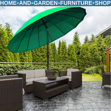 255cm Garden Parasol with 18